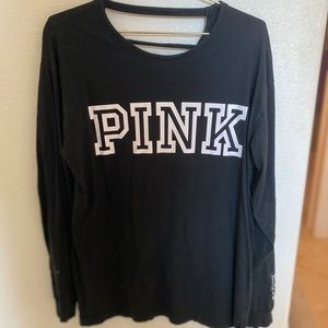 PINK oversized tee with a back cut out